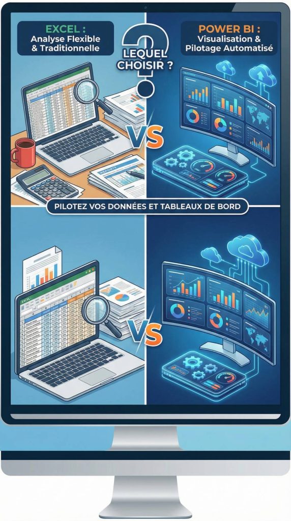 Power bi vs excel lequel choisir pour piloter efficacement vos données et vos tableaux de bord
