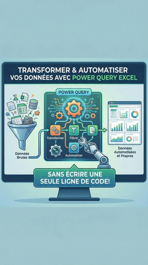 Power query excel pour transformer et automatiser vos données sans écrire une seule ligne de code
